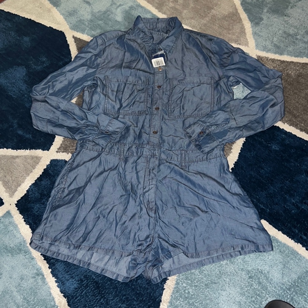Forever 21 chambray jumper